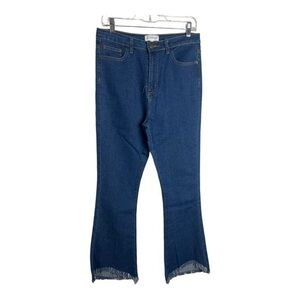 SugarHigh Blue Denim Flare High Waist Jeans Size 28